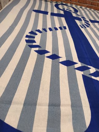 2 UNIDADES 15€ COLCHA NÁUTICA AZUL MULTIUSOS