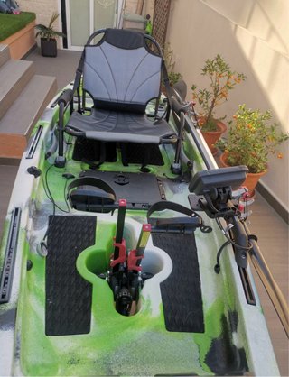 Kayak de pesca Atlantic Kayak a pedales