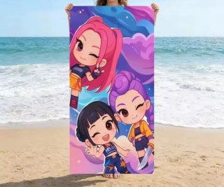 Toalla Kpop Demon Hunters 50x100cm