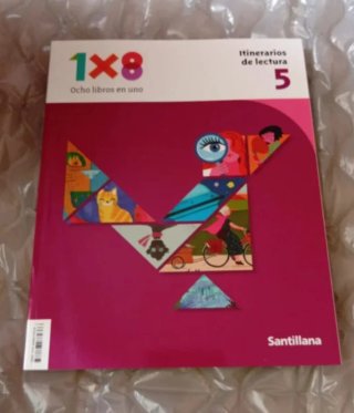 SIN ESTRENAR 1X8 libros en uno, 5 de primaria