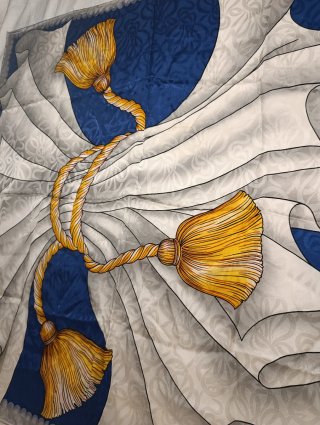 ELEGANTE PAÑUELO DE SEDA FRANCÉS LORIS AZZARO