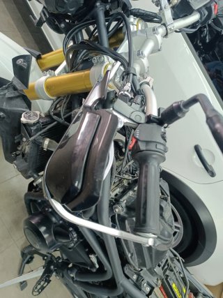 Paramanos Moto / Quad Aluminio Negro