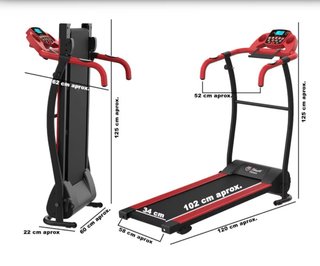 Cinta de Correr Eléctrica 1000W Deluxe Fitness