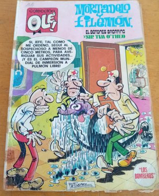 Tebeos mortadelo y filemon