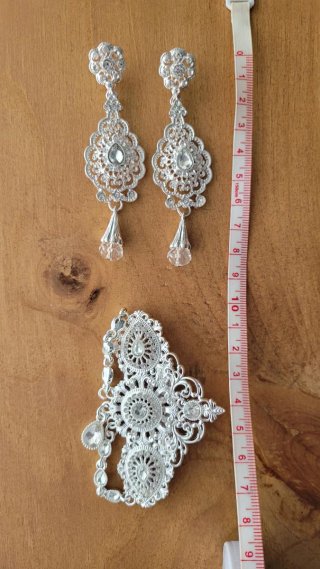 Conjunto Aderezo Plata Nuevo