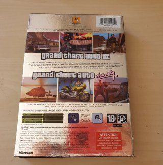 Pack doble de Grand Theft Auto para Xbox.