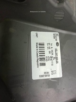 Faro der 5j1941018a skoda fabia ii (542) 20132781