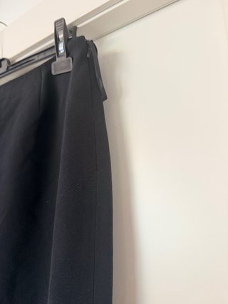 Falda larga negra vintage Y2K T.42 con forro