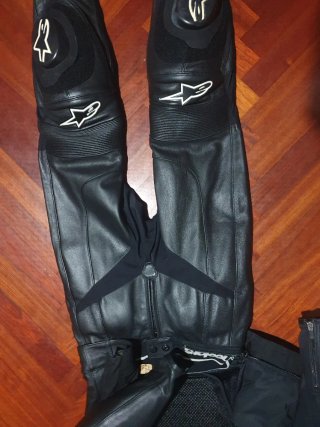 Traje Alpinestars 2 piezas negro