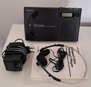 Lettore CD Sony D-1000 Discman Vintage con scatola