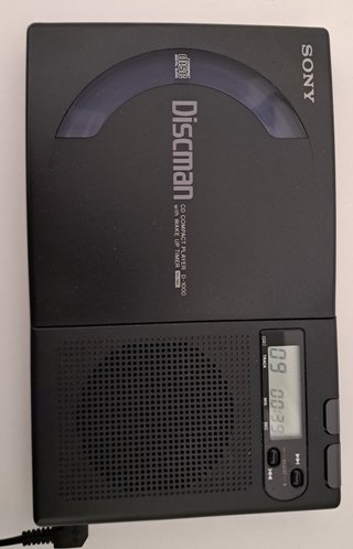 Lettore CD Sony D-1000 Discman Vintage con scatola