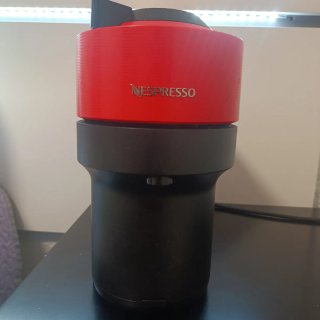 Cafetera Nespresso Roja y Negra