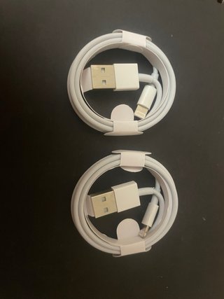 2 Cargadores iPhone Apple USB a Lightning