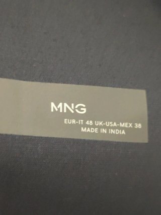 Traje Mango Man Performance Azul Nuevo