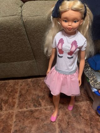 Muñeca grande 1 metro con ropa y zapatos Rosaura