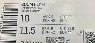 Nike Zoom Fly 6, Talla 44, Nuevas a estrenar
