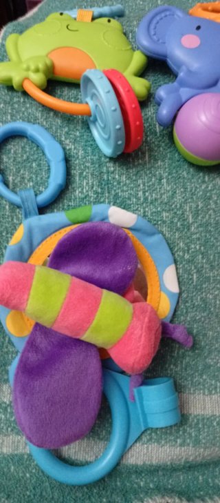 Sonajeros para arco de bebé
