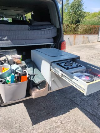 Mueble Cajonera Camper vw t5 multivan Multiflex