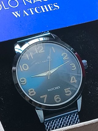 Orologio Polo Nautico Uomo Blu/Argento
