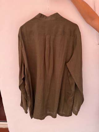 Camisa Adolfo Dominguez Verde Militar