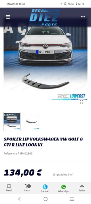 Spoiler Golf GTI 8