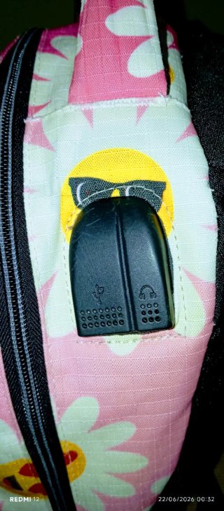 Mochila escolar Oh My Pop! flores