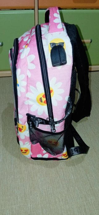Mochila escolar Oh My Pop! flores