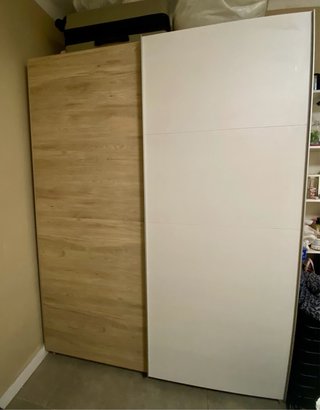 Armario puertas correderas 180x200x60cm
