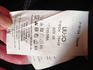 Pantaloni jeans neri Liu Jo