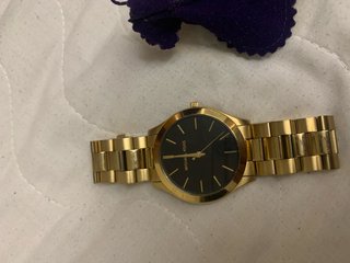 Reloj Michael Kors Negro y Dorado