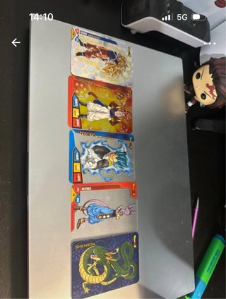 Carte Dragon Ball Z - Goku, Vegeta, Shenron
