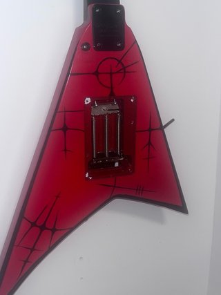 Guitarra Zurdos Jackson rojo cereza