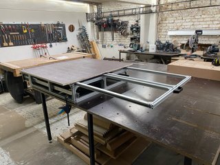 Estructura de Cama Camper de Aluminio