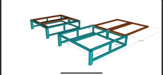 Estructura de Cama Camper de Aluminio