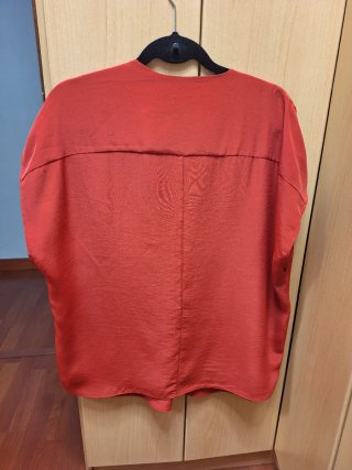 Blusa Violeta Roja Talla M