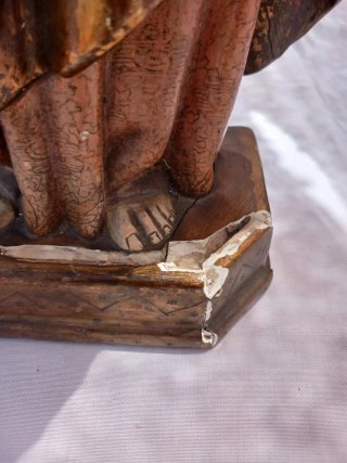 Talla religiosa de madera