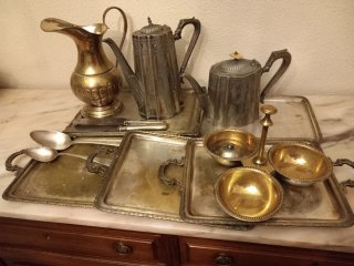Juego de Plata Inglesa Antigua