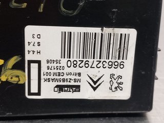 CENTRALITA ASIENTOS CITROEN C6 9663279280 MSZ9B5M