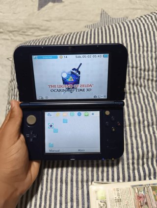 Nintendo 3DS XL Blu e due giochi