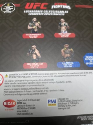 Figuras Ilia Topuria y Connor Mcgregor UFC