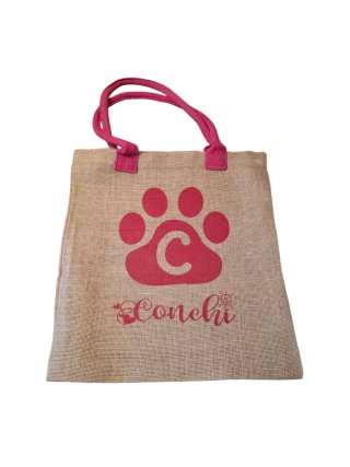 Bolso en yute  personalizado con girasoles