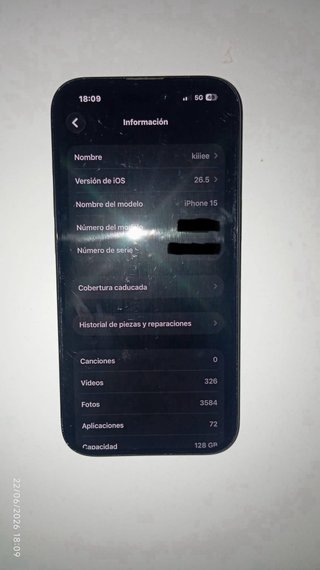 iPhone 15 Negro