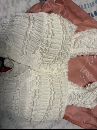 Conjunto Top y Falda Ibicenco Blanco
