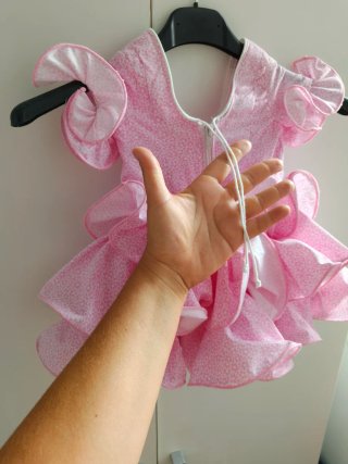 Traje de flamenca para bebé (6 meses)