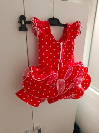 Traje Flamenca Bebé 6-9 Meses