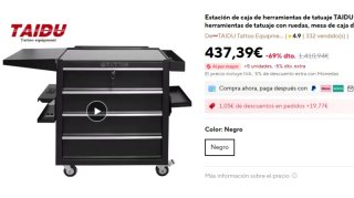 Carro de Tatuaje Profesional
