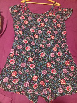 Mono Yessica floral tirantes XXL