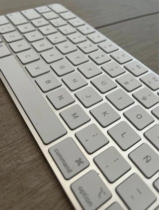 Teclado Apple Touch ID Plata/Blanco
