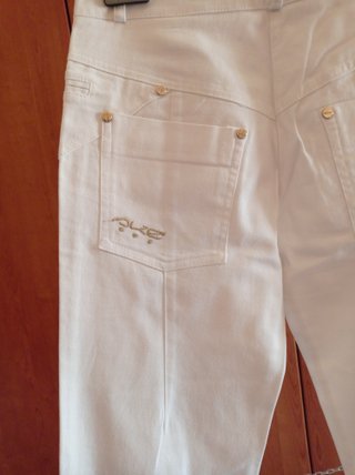 Pantaloni AKE' bianchi donna