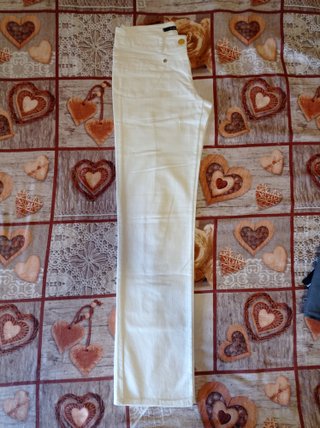 Pantaloni AKE' bianchi donna
